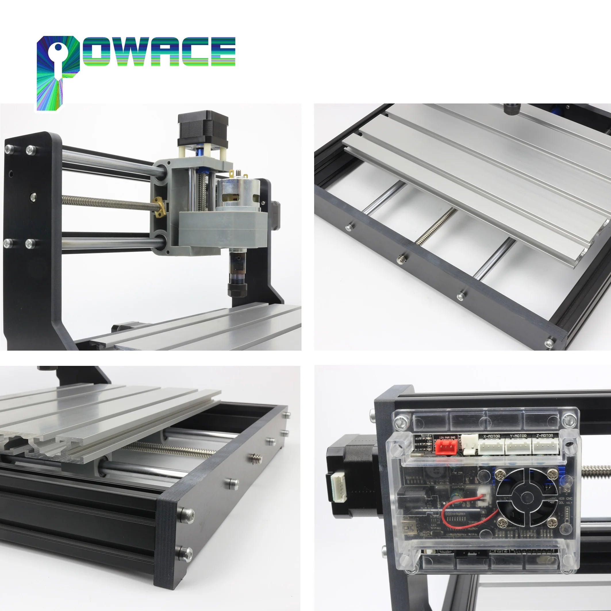 【eu us bz】diy mini 1610 pro 3 axis cnc laser router milling woodworking machine + offline controller