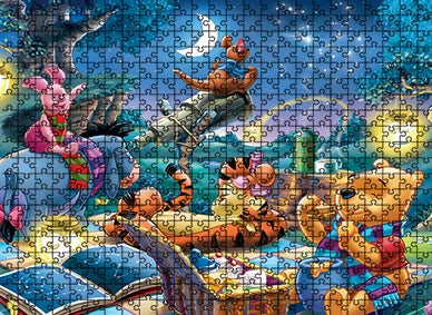 108/200/300/500/1000 pieces disney winnie the pood jigsaw puzzles for adults toys gifts wooden high-quality floor