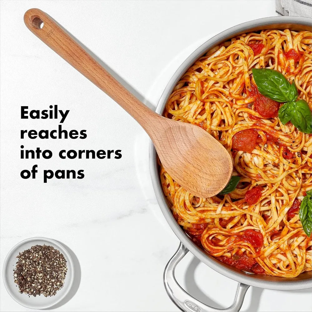 Good grips 3- piece wooden utensil set - united states / brown