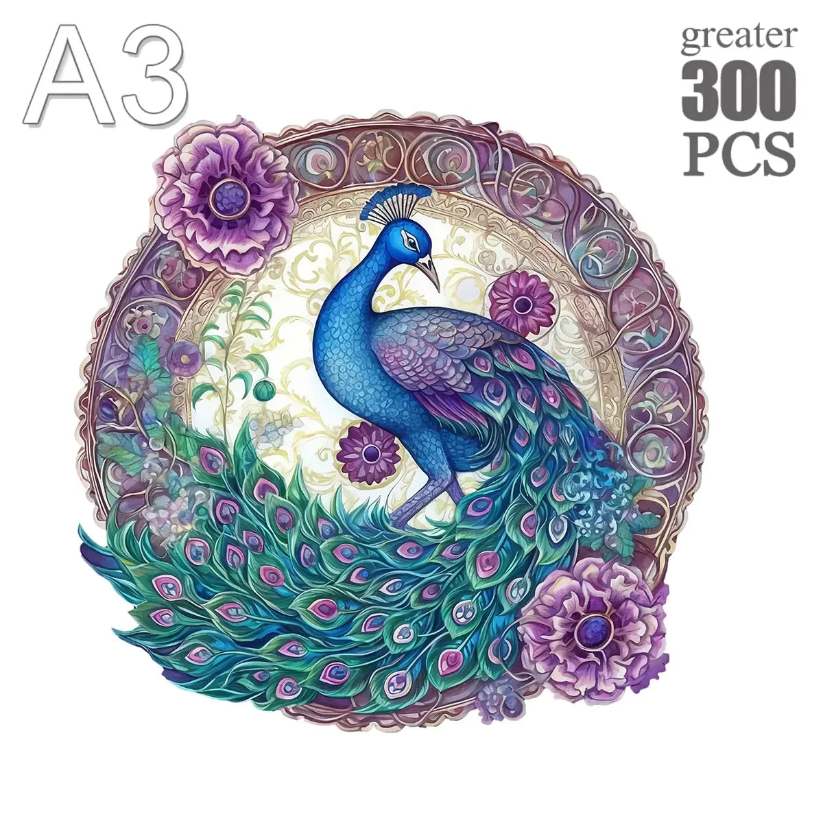 Wooden animal puzzle for kids adults exquisite educational decompression toys creative lovely dog wood jigsaws holiday