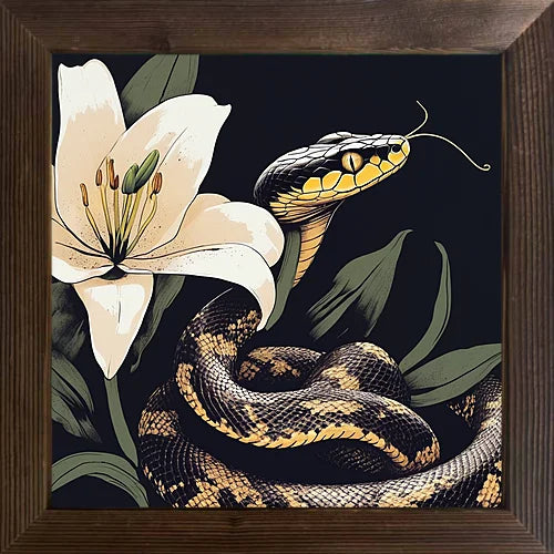 A cartoon-painted bird cool picture case with a wooden frame and oil painting that can be used for classroom festival