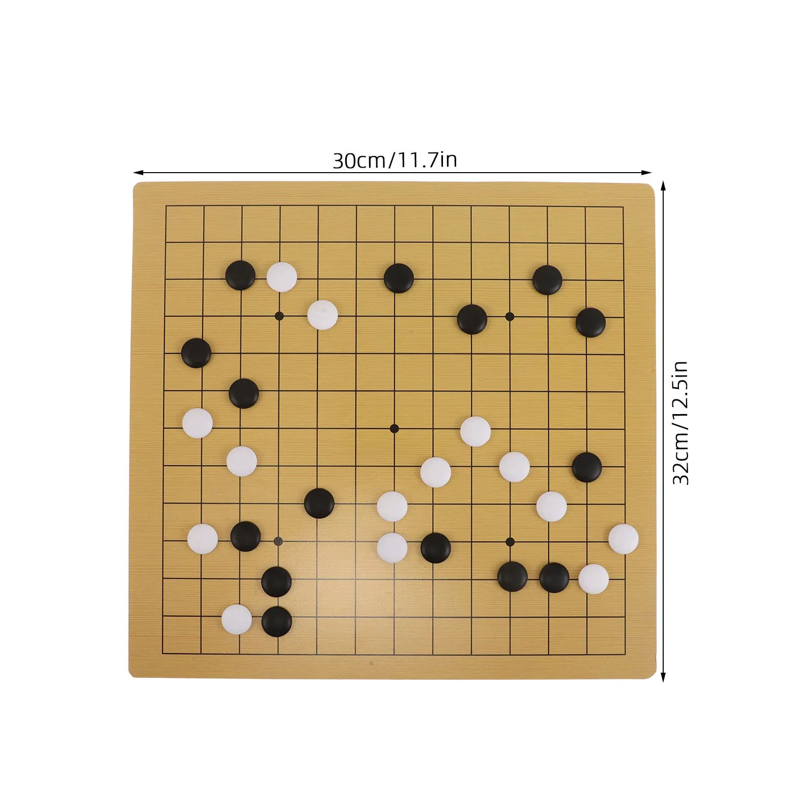 ’s go game set double-sided board 9x9 13x13 cute bear cartoon design lightweight portable travel strategy